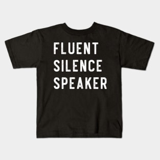 Fluent silence speaker Kids T-Shirt